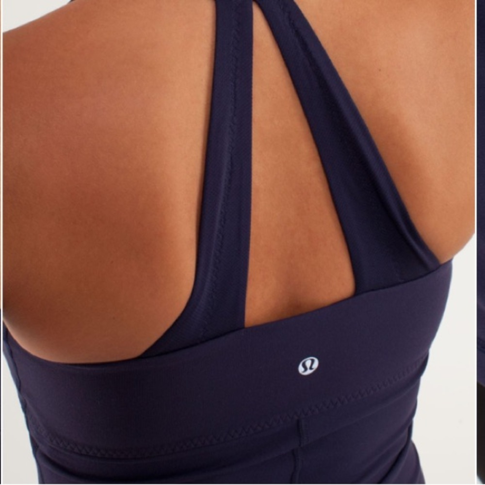 LULULEMON Navy Blue Halter Top